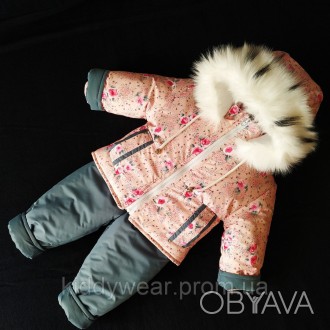  Шикарный зимний комбинезон для вашей маленькой принцессы !!!
Курточка и штаны в. . фото 1