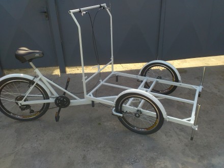 Велосипед трёхколёсный для  уличной продажи  кофе мороженого, рекламы, для разво. . фото 8