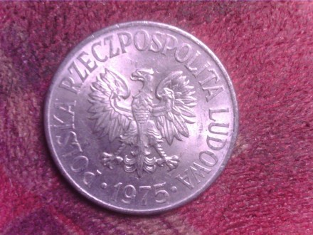 50 грошей 1975 года. Польша.. . фото 2