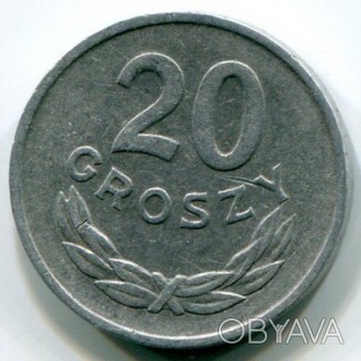20 грошей 1966 года. Польша.. . фото 1