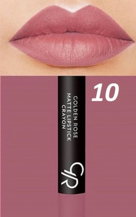 Матовая помада-карандаш для губ Golden Rose Matte Lipstick Crayon 10. Винница. фото 1 Матовая помада-карандаш для губ Golden Rose Matte Lipstick Crayon 10. Винница. фото 1