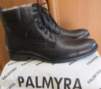 Ботинки мужские зимние натуральная кожа бренда PALMYRA! Новые! 
Цвет: Чёрный. 
. . фото 2