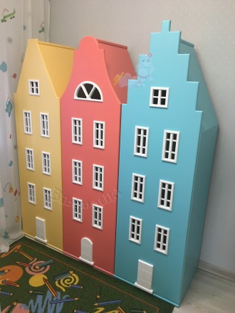 Шкаф Амстердамский Домик - очень стильный и красивый вариант шкафа для детской. . . фото 10