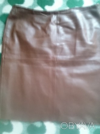 Отличная кожаная юбка, известного итальянского бренда Benetton. Покупала в Греци. . фото 1