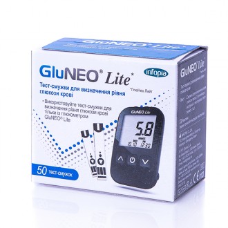 Тест-полоски Глюнео Лайт (Infopia GluNeo Lite), 50 шт.. Одесса. фото 1 Тест-полоски Глюнео Лайт (Infopia GluNeo Lite), 50 шт.. Одесса. фото 1