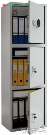 Сейф SL-150/3T EL предназначен для хранения документов в офисе.
Толщина лицевой . . фото 1