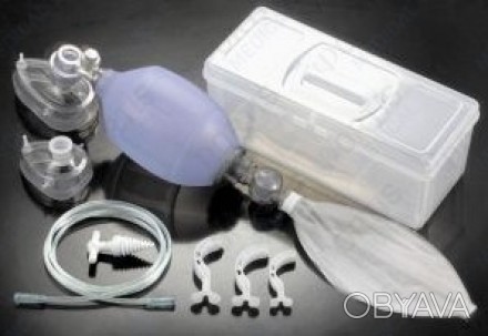 Аппарат ИВЛ с ручным приводом используют в случае дыхательной недостаточности лю. . фото 1