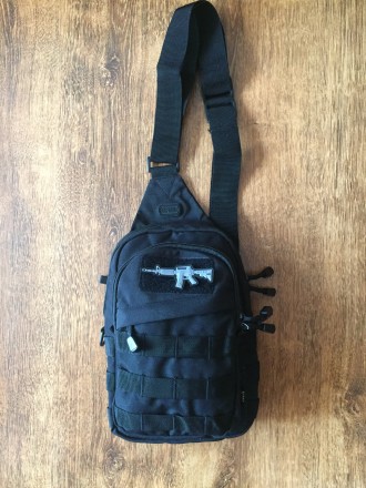 M-Tac сумка Assistant Bag компактный однолямочний рюкзак для повседневной носки,. . фото 2