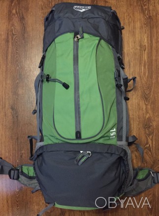 Удобный и вместительный туристический рюкзак подойдет для многодневного похода и. . фото 1