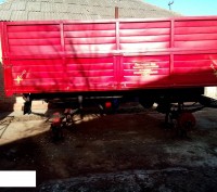 Прицеп тракторный для перевозки сыпучих грузов, самосвал, выгрузка на три сторон. . фото 5