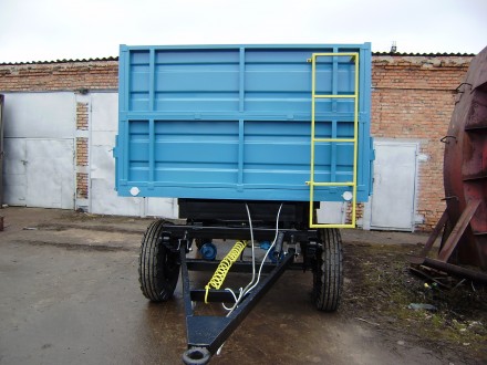 Прицеп тракторный для перевозки сыпучих грузов, самосвал, выгрузка на три сторон. . фото 10
