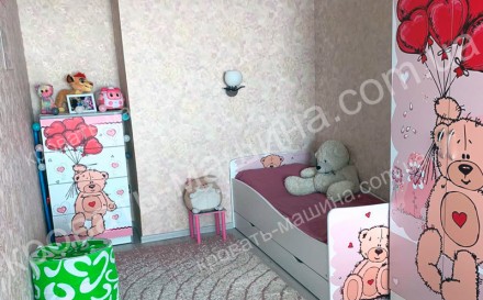 Ліжко дитяче з малюнками Дісней для дівчинки та хлопчика, дитячі меблі Дісней. Д. . фото 6