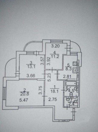 Продается просторная 3 комнатная квартира в новом кирпичном доме по адресу: ул. . Оболонь. фото 9