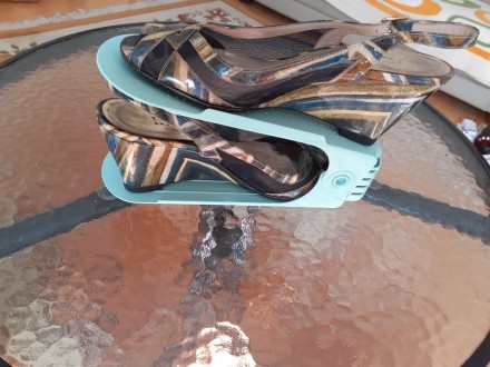 Подставка для обуви двойная (органайзер для обуви) набор из 6 шт. Shoe Slotz
Озн. . фото 11
