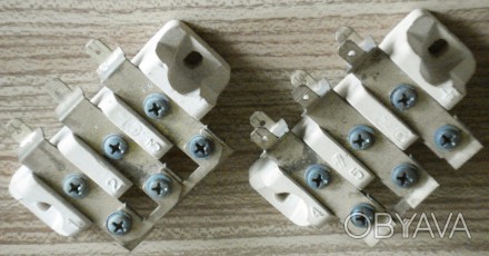 2 контактные группы подключения к электросети, снятые при разборке электроплиты . . фото 1