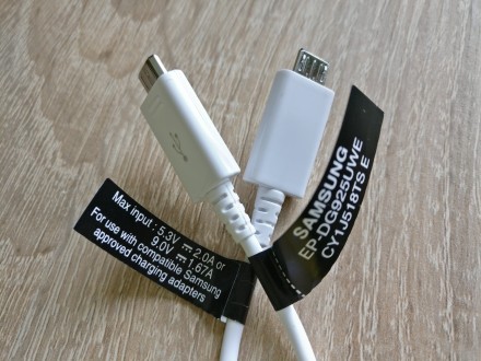 Продаётся оригинальный кабель Samsung, USB-micro USB, модель EP-DG925UWE, длина . . фото 4