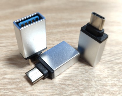 Продається дуже якісний OTG перехідник із USB Type-C на USB 3.1, реальні 3.1, пр. . фото 2