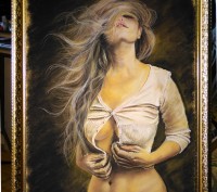 Картина автора "Ветер страсти"-пастельная бумага,пастель,размер 50Х70,. . фото 2