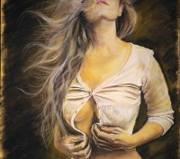 Картина автора "Ветер страсти"-пастельная бумага,пастель,размер 50Х70,. . фото 3
