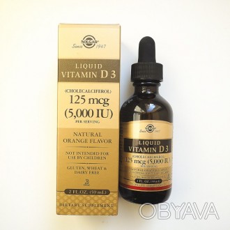 Описание Solgar Liquid Vitamin D3 5,000 IU
✅Только оригинальная продукция, отпра. . фото 1