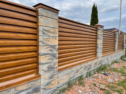 Забор жалюзи– это оригинальная ограда, которая не похожа на обычные. Непов. . фото 10