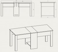 Сайт:  1mebel.com.ua
Габаритные размеры стола
Длина стола	1700.0 (мм)
Ширина . . фото 9