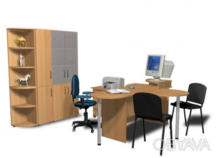 Предлагаем для Вашего дома столы письменные прямолинейные, радиусные, угловые, к. . фото 1