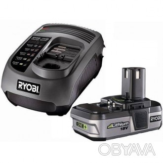 В комплект Ryobi BLK18151 входят аккумуляторная батарея и зарядное устройство. Д. . фото 1