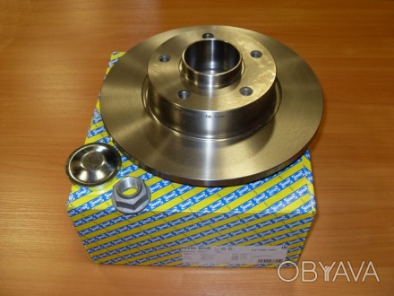 Тормозной диск задний ( с подшипником и кольцом абс )  SNR  Италия  на  1.9 / 2.. . фото 1