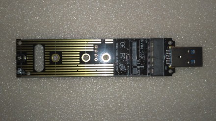 USB 3.1 (gen2) USB 3.0 (USB 3.1, gen1) переходник для M.2 SSD с ключом M либо кл. . фото 3