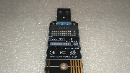 USB 3.1 (gen2) USB 3.0 (USB 3.1, gen1) переходник для M.2 SSD с ключом M либо кл. . фото 5