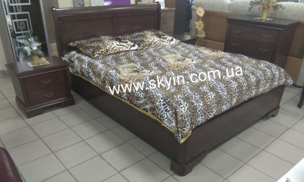 Пропонуємо класичне двоспальне ліжко Луї Філіпе з масиву дерева від українського. . фото 2