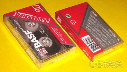 Аудиокассеты (компакт-кассеты) BASF Ferro Extra I 90 новые, запечатанные, Герман. . фото 1