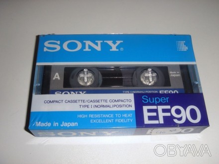 Аудиокассеты (компакт-кассеты) SONY Super EF 90 новые, запечатанные, Япония ориг. . фото 1
