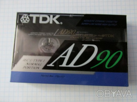 Аудиокассета (компакт-кассета) TDK AD 90 новая, запечатанная, оригинал Япония.
. . фото 1