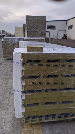 Сендвіч-панелі дахові з наповнювачем мінеральна базальтова вата щільністю 110 кг. . фото 4