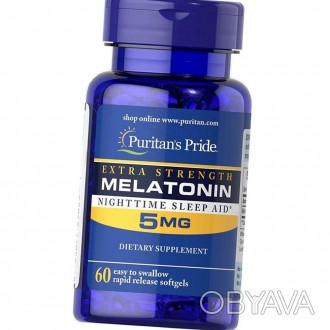 Мелатонин Puritan's Pride Melatonin 5 mg 60 капс
✅Только оригинальная продукция,. . фото 1