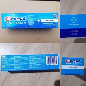 Crest Pro Health whitening отбеливающая Лечебная паста для зубов -121gЛипень 202. . фото 4