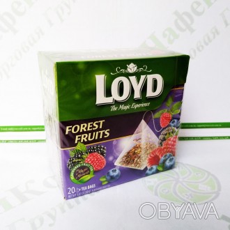 Чай в пакетиках пирамидках LOYD Forest Fruit, лесные ягоды, 2г*20шт. (20)