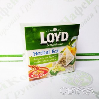 Чай в пирамидках Loyd, липа, лимон и мед, 1,5 г *20шт. (20)