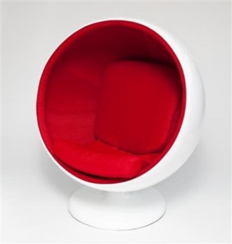Кресло изготовлено из стеклопластика и обтянуто тканью. 
Купить кресло Ball Cha. . фото 7