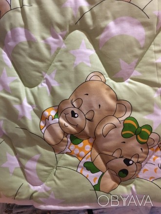 Одеяло детское стёганое
Размер: 130*100
Ткань: бязь Gold (100% хлопок)
Наполните. . фото 1