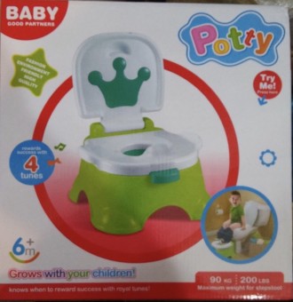 Музыкальный детский горшок "Царский", Baby Potty. Харьков. фото 1
