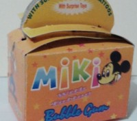 Редкая коллекционная пустая коробочка турецкой жевательной резинки "Miki", выпущ. . фото 2