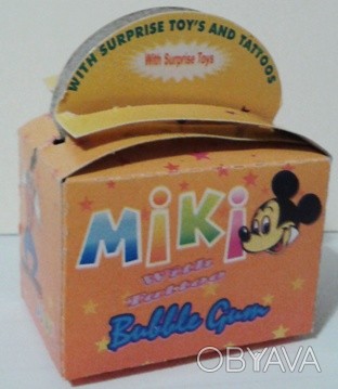 Редкая коллекционная пустая коробочка турецкой жевательной резинки "Miki", выпущ. . фото 1