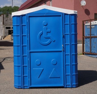 Мобильная туалетная кабина, далее МТК, изготовлена из ударопрочного, пожаробезоп. . фото 2