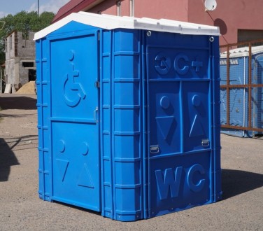 Мобильная туалетная кабина, далее МТК, изготовлена из ударопрочного, пожаробезоп. . фото 3