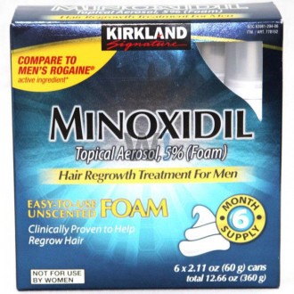 Kirkland Minoxidil Foam 5% 

Миноксидил 5% в форме пены один флакон

Kirklan. . фото 3