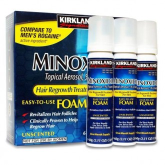 Kirkland Minoxidil Foam 5% 

Миноксидил 5% в форме пены один флакон

Kirklan. . фото 2
