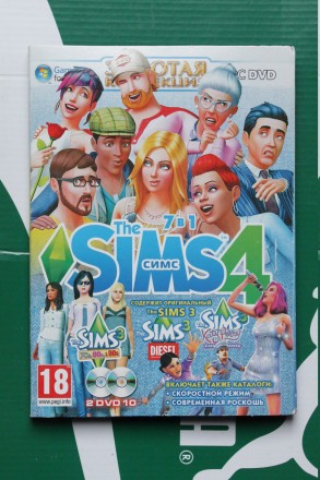Диск с игрой для ПК | The Sims 4 + The Sims 3 + Каталоги 7в1 (2 DVD 10)

The S. . фото 2
